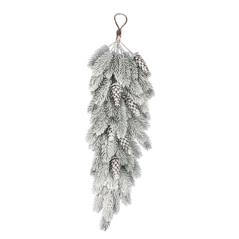 DECORAZIONE LYNDA INNEVATO PIGNA H.25CM.